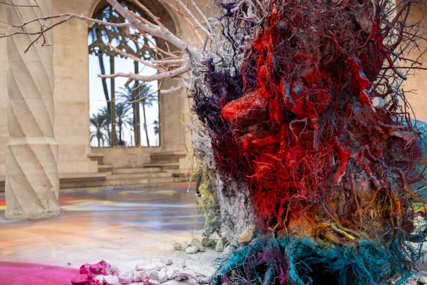 Katharina Grosse
site specific art installation
