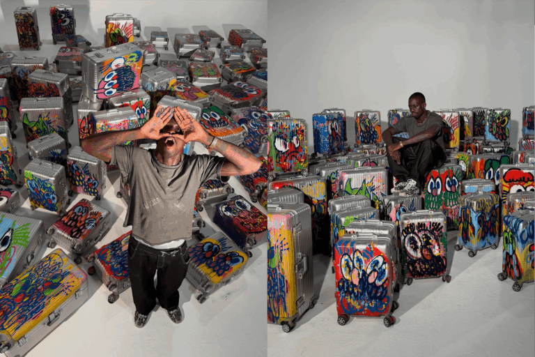 Olaolu Slawn rimowa x slawn suitcase design