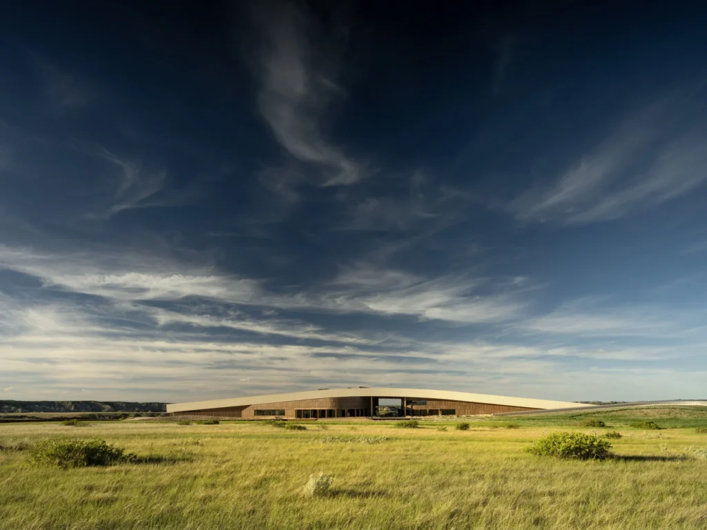 Theodore Roosevelt Presidential Library snøhetta architecture timber architecture