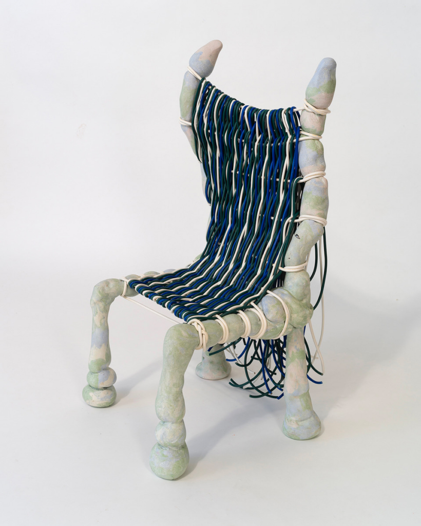 Listening to matter: Leo Orta on weaving memory, place, and the living world 9 ‘Electric Wave chair 1