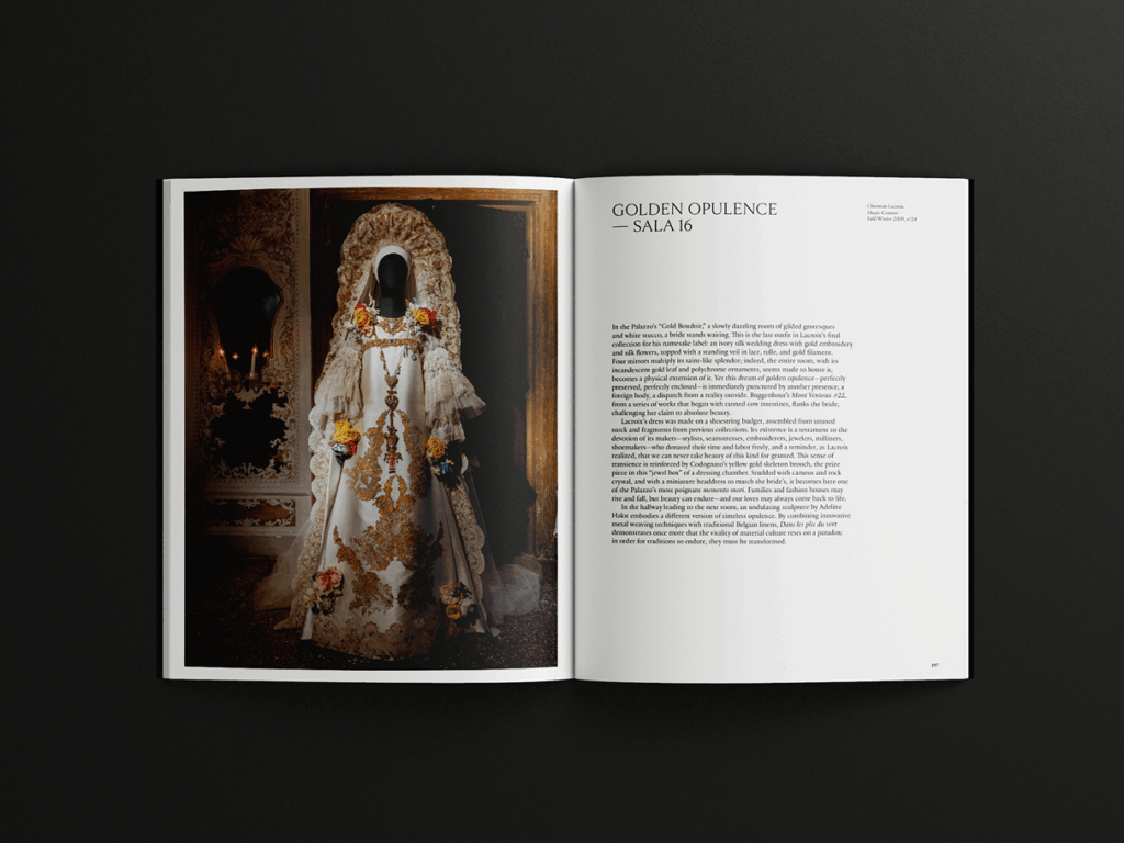 Fondazione Dries Van Noten’s first book looks beyond disciplinary boundaries 4 contemporary craftsmanship
Glenn Adamson
Palazzo Pisani Moretta