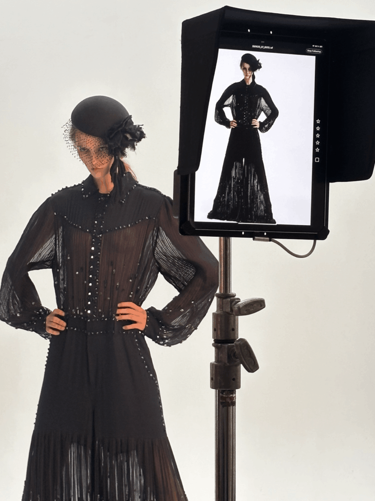 Christelle Kocher
Paris Haute Couture Week
denim fashion
couture embroidery