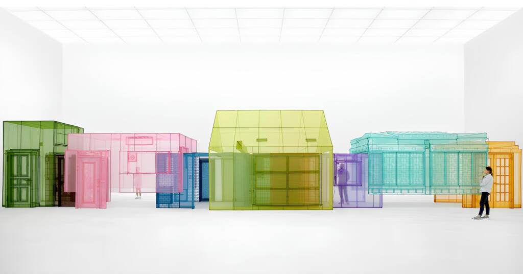 Do Ho Suh exhibition portable architecture