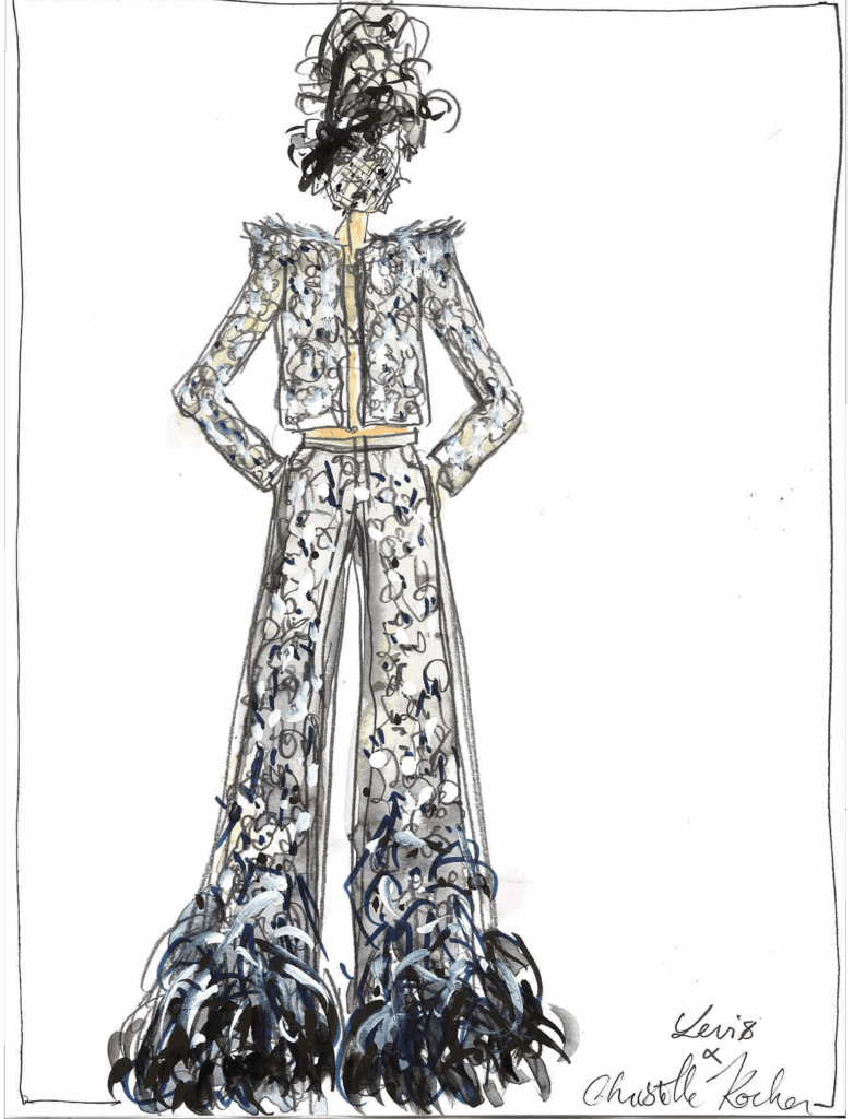 Christelle Kocher
Paris Haute Couture Week
denim fashion
couture embroidery