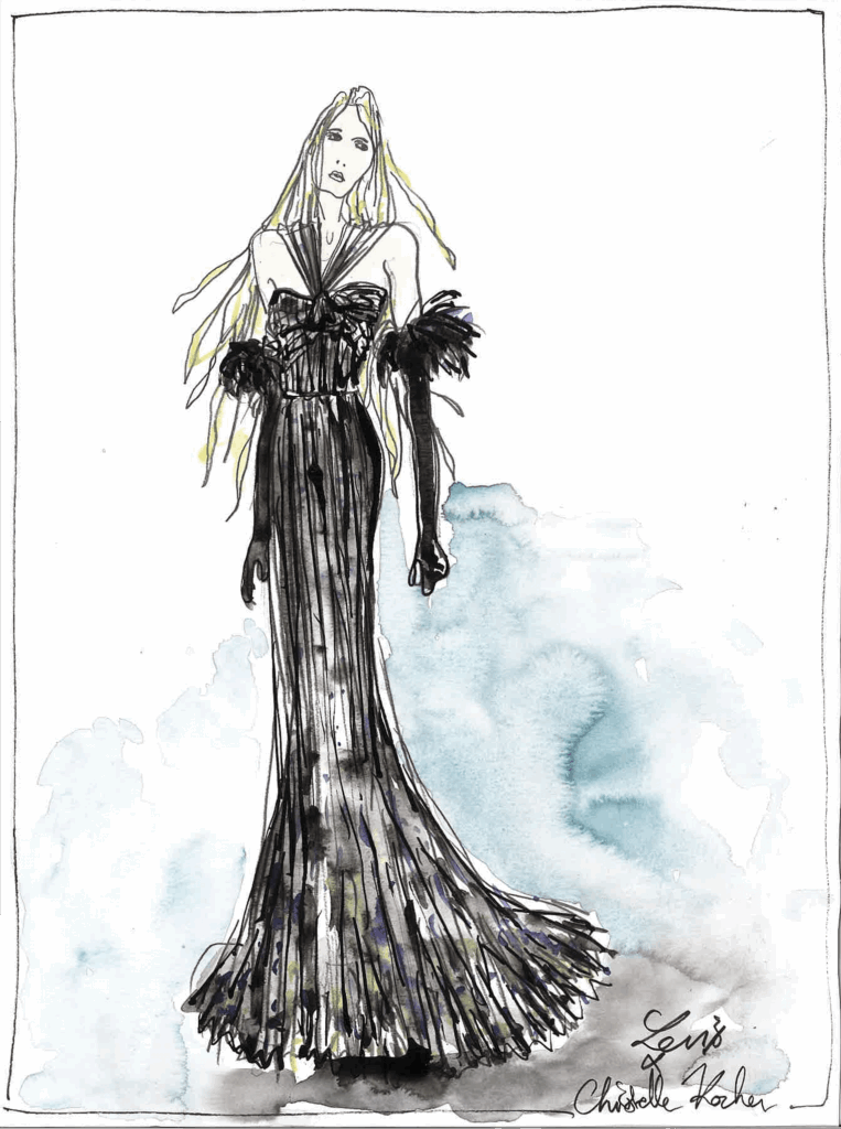 Christelle Kocher
Paris Haute Couture Week
denim fashion
couture embroidery