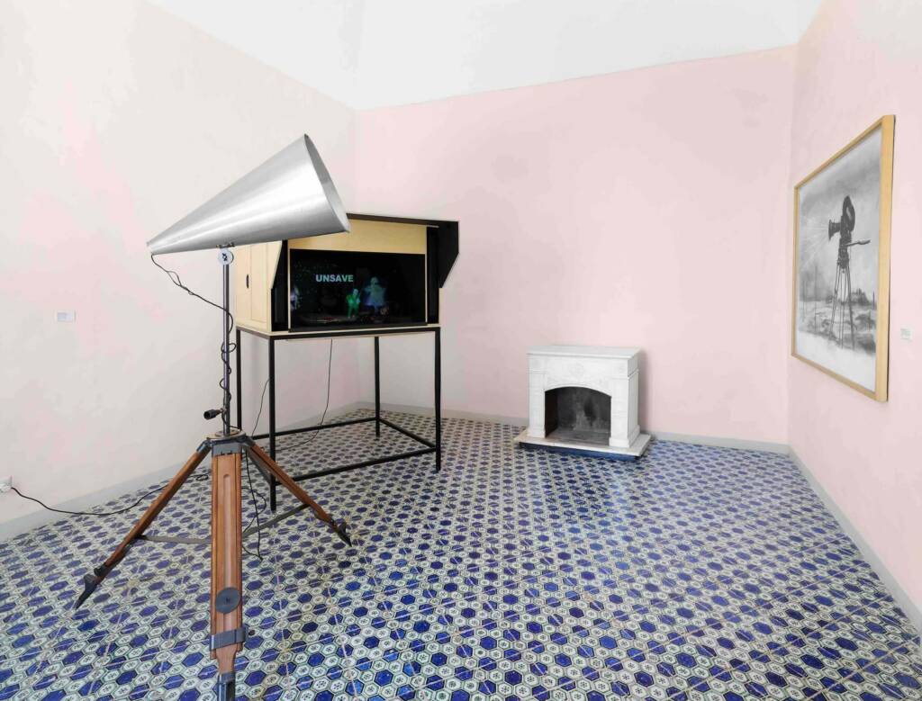 William Kentridge's imagined theatre at Villa Rufolo 1 ravello festival
William Kentridge exhibition