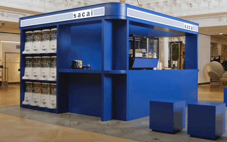 sacai pop up store Japanese culture Sarah Andelman