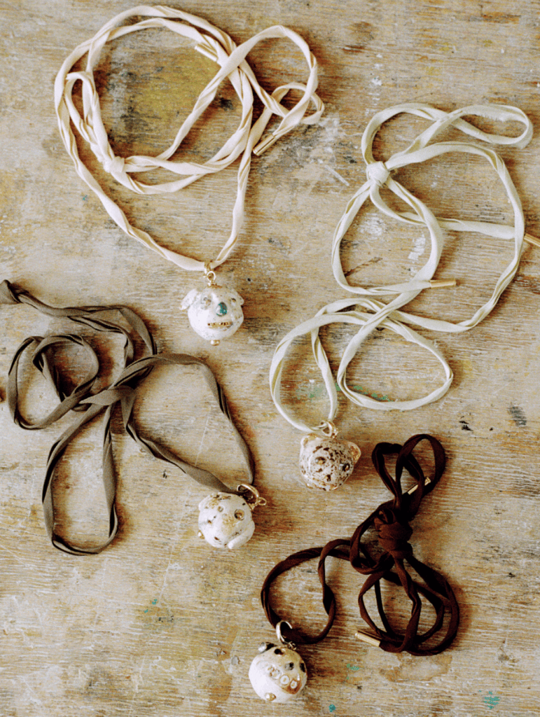 A cast of tiny talismans: Sylvie Auvray and Carven present an object dialogue 2 Sylvie Auvray
carven new collection