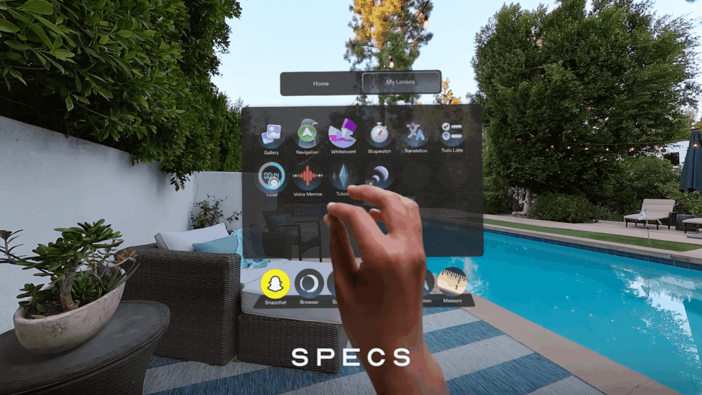 SPECS glasses
augmented reality glasses
spatial computing
future of technology