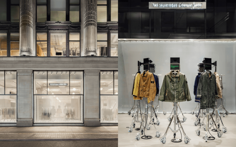 Selfridges Corner Shop Willo Perron Stone Island archive