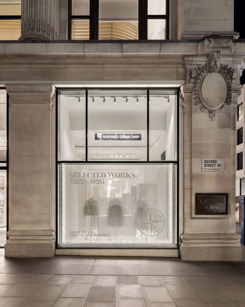 Stone Island’s ‘Collector Series’ brings four decades of archive culture to Selfridges 5 Selfridges Corner Shop
Willo Perron
Stone Island archive