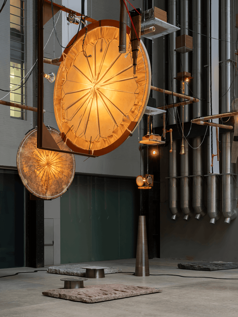 Tarek Atoui composes a new language of sound for Tate Modern’s Turbine Hall 3 Tarek Atoui
Hyundai Commission
hyundai commission tate modern
Turbine Hall installation