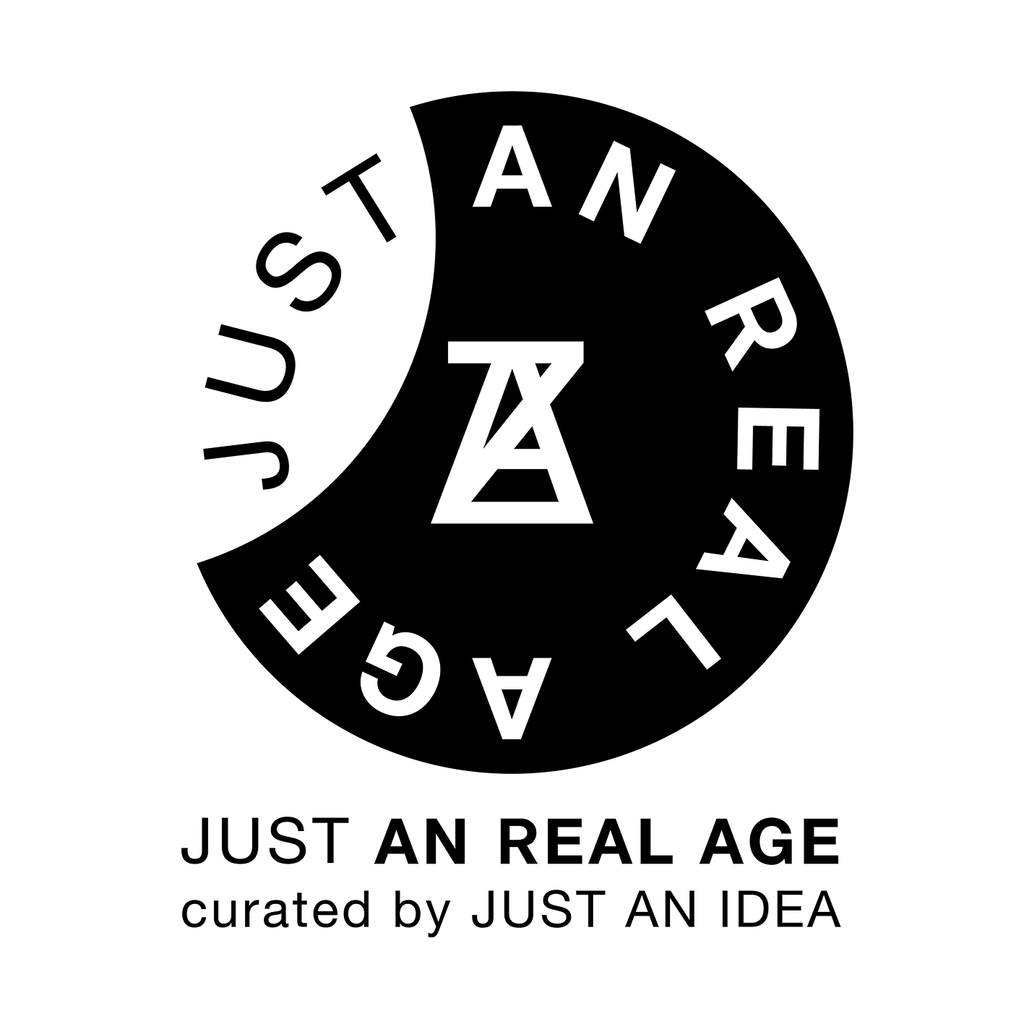 Kunihiko Morinaga and Sarah Andelman take Anrealage back to the beginning 10 JUST AN REAL AGE logo 2 1